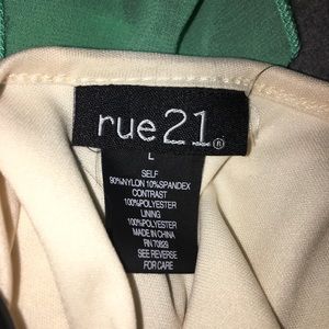 Rue 21 white and blue dress